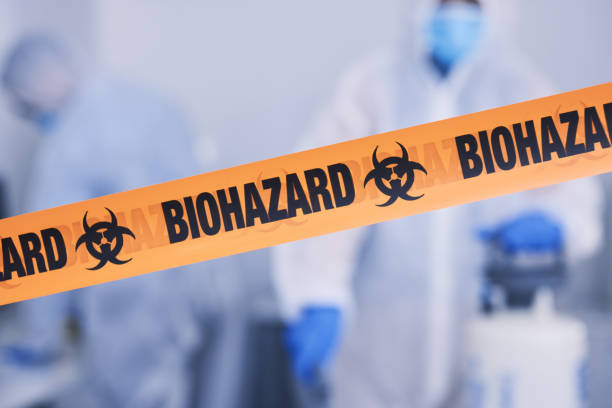Professional Biohazard Cleanup technician working in Franklin, OH